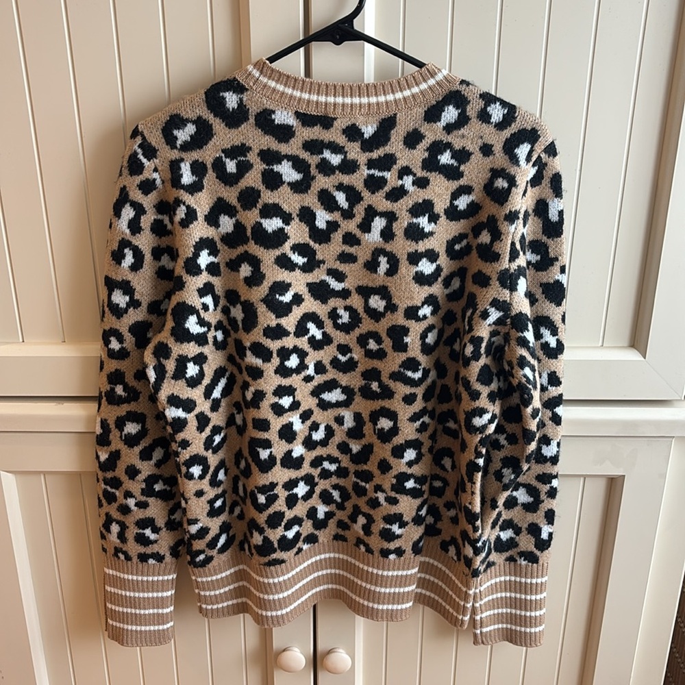 Leopard Print Sweater - image 2
